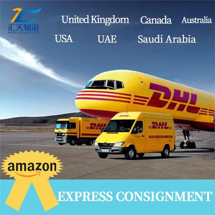Greitas pristatymas kurjeriu nuo durų iki durų Logistika DHL Express siuntimas iš Kinijos į JAV Air Express